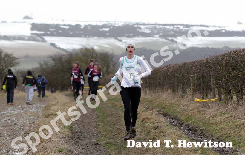 Nina Cameron (Heaton)leads the senior womens NEHL, Prudhoe.